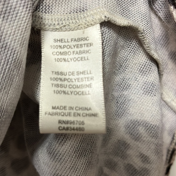 Rebecca Taylor tshirt. Leopard print.  Size Large - Picture 4 of 4